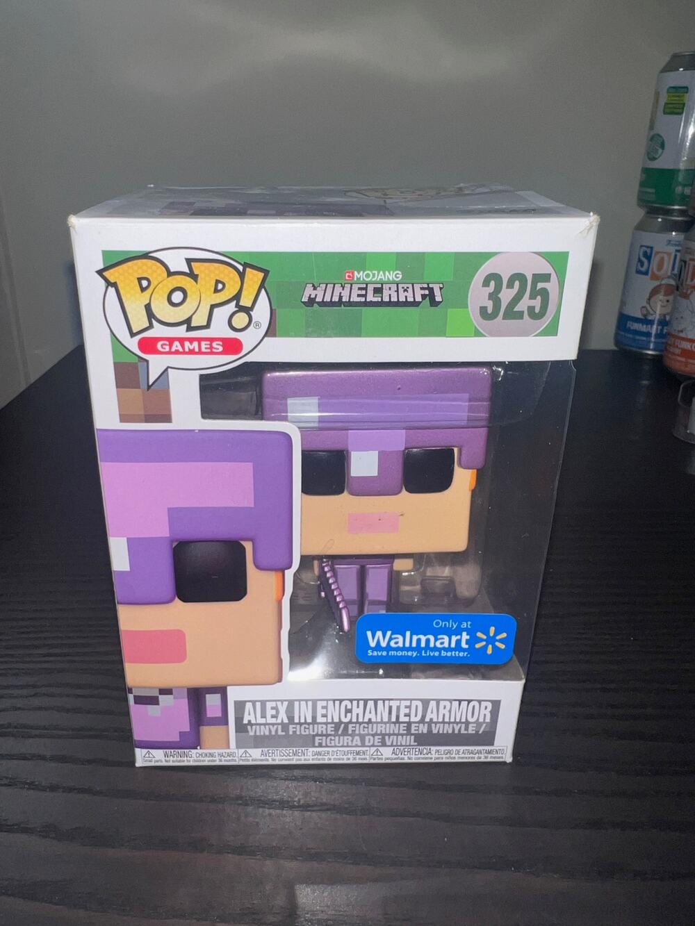 VAULTED EXC Alex Enchanted Armor Minecraft Funko Pop #325 Games Video Mojang